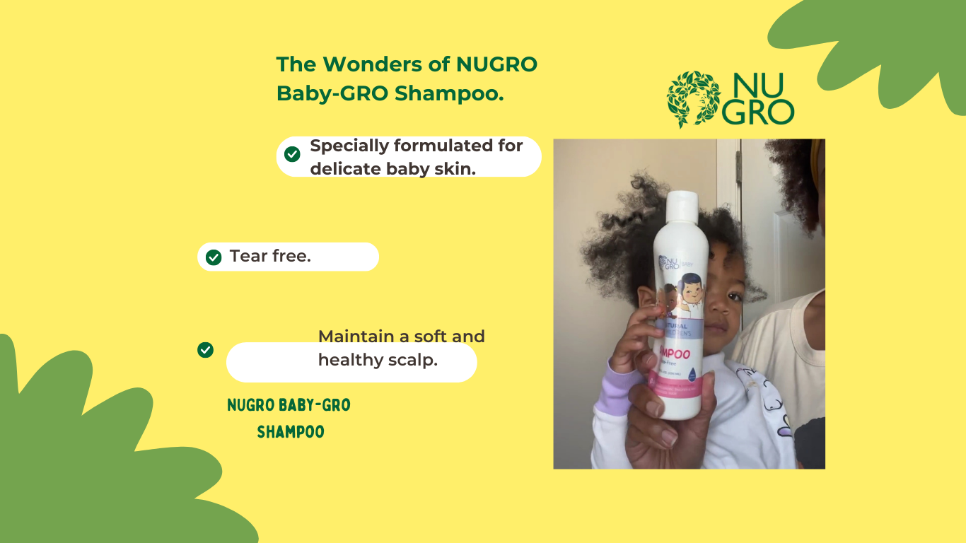 Step 1. NU-GRO Baby & Kids Hair-GRO Shampoo
