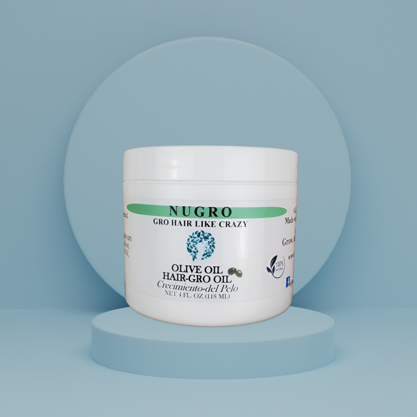 Step 4: Olive Oil Hair-GRO Oil